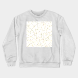 Ab Dotted White Gold Crewneck Sweatshirt